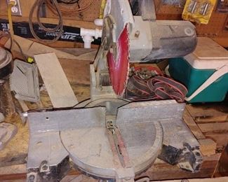 Several chopsaws