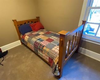 twin beds one two can be stacked for bunk beds