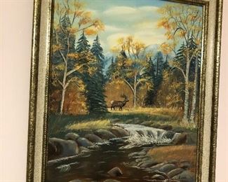 S.T. Norman landscape painting ( we also have a Norman floral 
