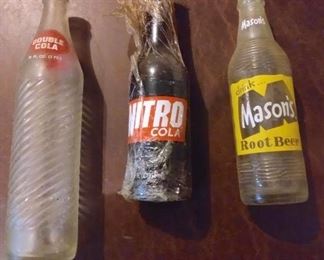 Old Glass Soda Pop Bottles