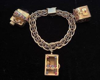 14k charm bracelet 
