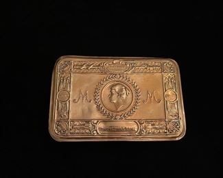 Brass Commemorative Box