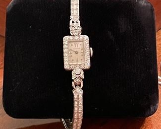 Platinum and Diamond Watch