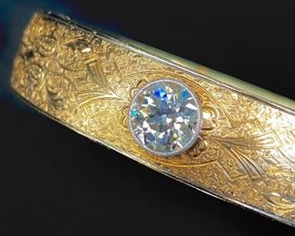 2 Carat Diamond Set in 14K Bracelet 