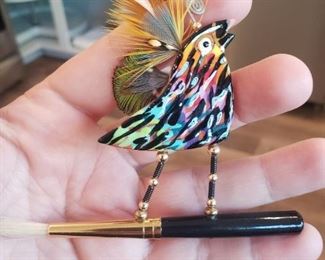 artist made brooch