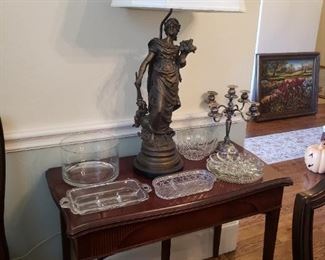 bronze lamp