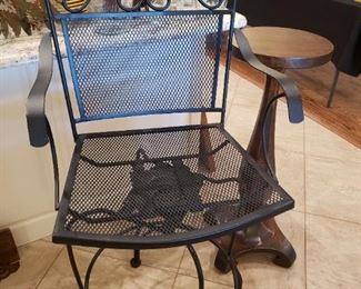 iron chairs
