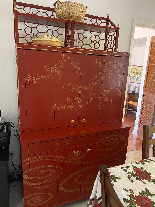 Asian Style Work Cabinet