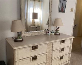 Chinoiserie Dresser and Mirror 