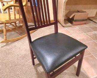 1 of 3 Six Folding chairs