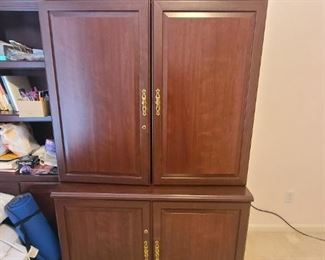 1 of 3 Work Station Cabinet and Shelf