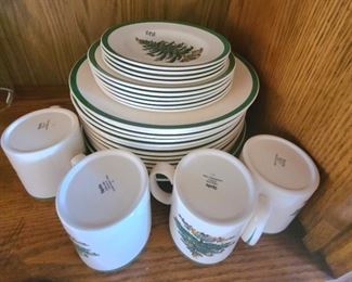 1 of 2 Spode "Christmas Trees" China. made in England.