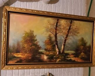 1 of 2 Signed Oil painting By Gorman