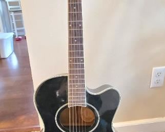 1 of 3 Washburn EA8B Cutaway Acoustic-Electric Guitar