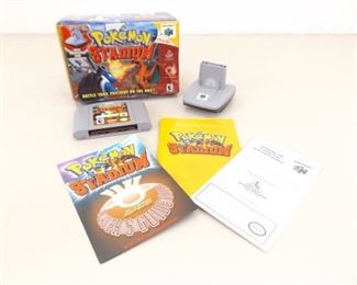 Nintendo 64 N64 Pokemon Stadium Game w/Original Box, Papers, Expansion Pak

