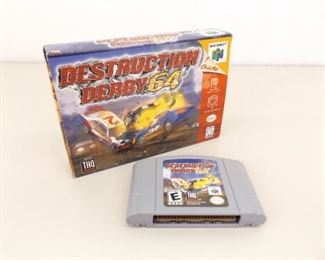 Nintendo 64 N64 Destruction Derby 64 Game w/Original Box
