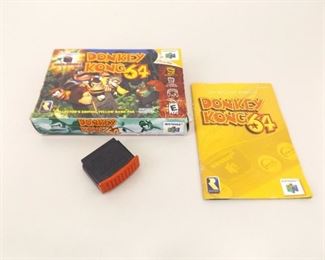 Original Box, Manual and Expansion Pak ONLY Nintendo N64 Donkey Kong 64
