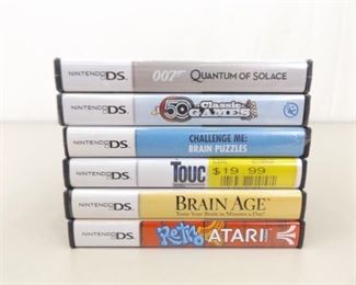 6 Nintendo DS Games in Original Boxes with Papers (2 New)

