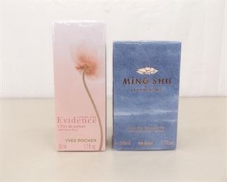 2 NEW IN BOX 50ml (1.7 Ounce) Ming Shu and Evidence Perfumes
