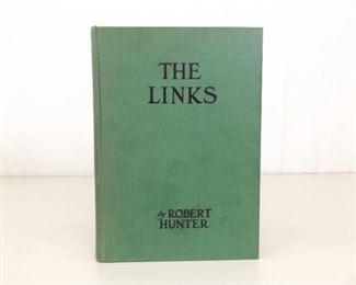 First Edition Book "The Links" by Robert Hunter
