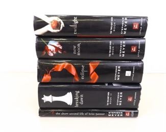 First Edition Later Printings "Twilight Series" First 5 Books by Stephenie Meyer
