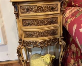 Antique French Nightstand/Side Table