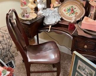 Antique French Vanity & Chair
