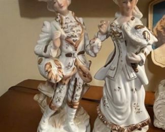 Fine Porcelain George & Martha Figurines