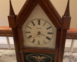 Vintage Wooden Mantle Clock