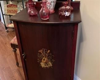 Antique Music Cabinet