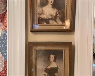 Victorian Ladies Framed Pictures
