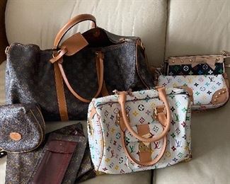 Grouping of Faux Louis Vuitton 