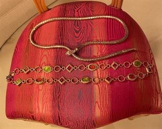 Snake Belt and Edovard Rambaud Belt