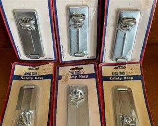 6 Items NEW Safety Hasp From Great Neck 4 1/2" Hasp
