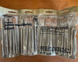 Craftsman 13 Piece Power Woodboring Bit Set in Very Good Condition