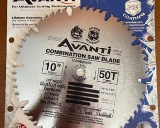 Freud Avanti TK906 Silver Ice Coating 10" Combination Saw Blade 50 T Comb 