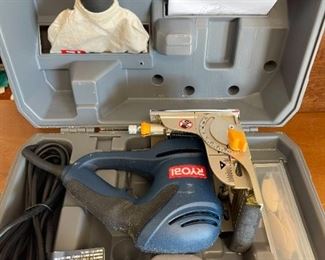 Ryobi Biscuit Joiner Double Insulated Operators Manual Case All in Excellent Condition