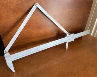 Aluminum Yard Stick Measure Professional Slide Rule