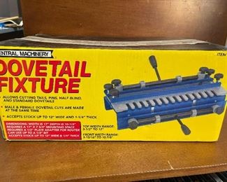 Like New Dovetail Fixture From Central Machinery in Original Box