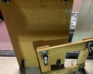 2 Flat Wood Movers on Casters They Look Home Made