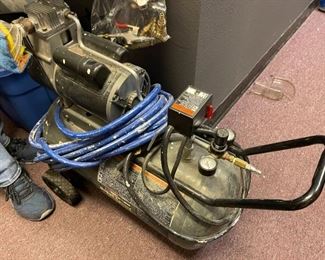 Air Compressor Pro 4000 4 HP 12 Gallon with Many Nozzles and Attachments