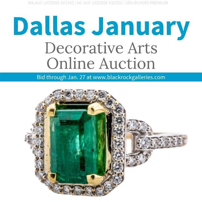 Dallas January Decorative Arts CT Instagram Post