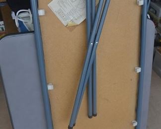 NEW COSTCO SKINNY TABLE AND CARD TABLE