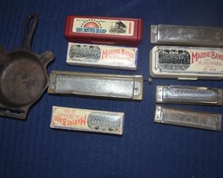 COLLECTION OF HARMONICAS
