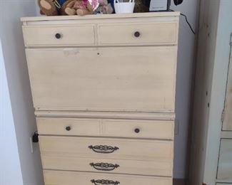 Drop Down front desk with drawer storage