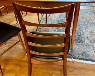 MCM vintage Koefoed hornslet Danish Teak Liz Dinning Chair 