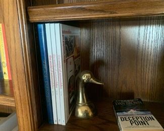 Vintage duck bookends