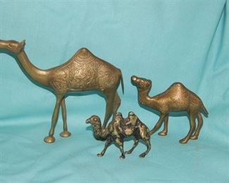 Three Brass Camels