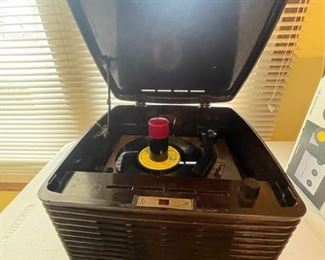  Vintage Decco portable record player 