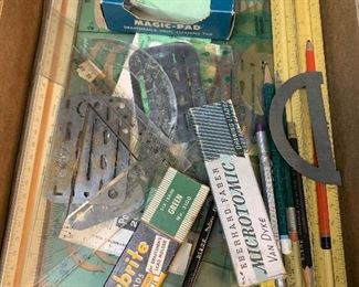 Vintage Drafting/Drawing Supplies